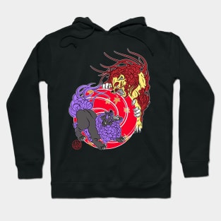 2 Komainu fight like lions Hoodie